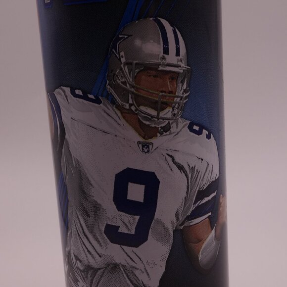 Unopened Tony Romo Dallas Cowboys 473ml Limited Edition Metal Pepsi Bottle - Picture 4 of 16